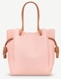 Knot Tote Flamenco Bag - White, Pink, Green