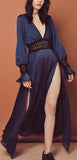 'Sabine' Maxi Dress, Blue - DESIGNER INSPIRED FASHIONS