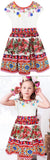 Floral Dress with Mambo Print - DESIGNER INSPIRED FASHIONS