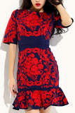 Floral Embroidered Dress