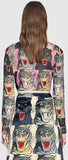 Tiger Face Print Shirt & Skirt Set - DESIGNER INSPIRED FASHIONS