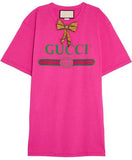 Crystal-Bow Cotton T-shirt