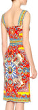 'Carretto' Printed Sleeveless dress - DESIGNER INSPIRED FASHIONS