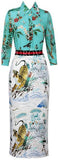 Nature Print Blouse & Skirt Set - DESIGNER INSPIRED FASHIONS