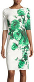 Floral Scuba Cocktail Dress