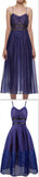 Blue Lattice Dress - DESIGNER INSPIRED FASHIONS
