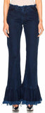 Frayed Flared-Hem Jeans - DESIGNER INSPIRED FASHIONS