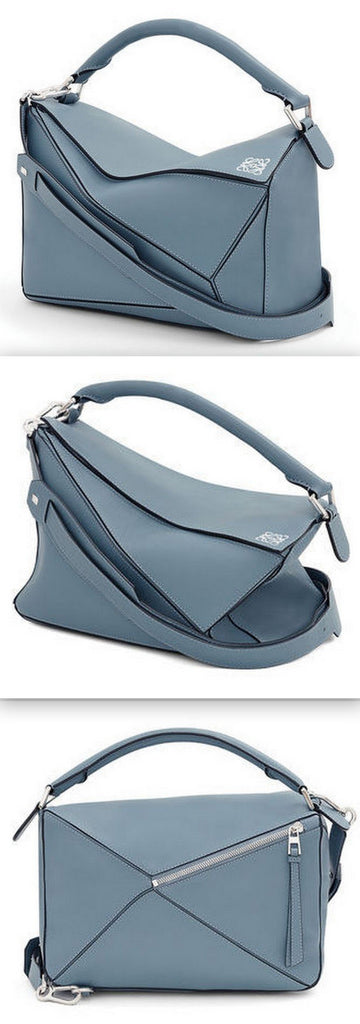Puzzle Bag Stone Blue