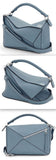 Puzzle Bag Stone Blue