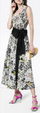 Cotton Cartoon Dress with Bow