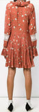 Pleated Ruffle Dress