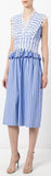 Waist Detail Striped Dress - DESIGNER INSPIRED FASHIONS