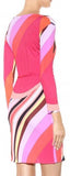 Swirl Print Silk Dress - DESIGNER INSPIRED FASHIONS