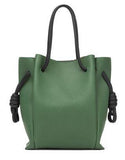 Knot Tote Flamenco Bag - White, Pink, Green