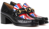 Union Jack Horsebit Leather Loafers - British Flag