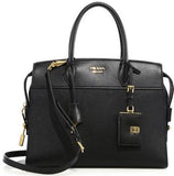 Esplanade Medium Saffiano & Leather Tote Black - DESIGNER INSPIRED FASHIONS
