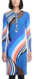 Multicolored Silk Shirt Dress - DESIGNER INSPIRED FASHIONS