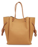 Flamenco Knot Tote Bag Light Caramel/Tan