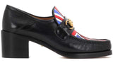 Union Jack Horsebit Leather Loafers - British Flag