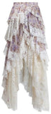 'Stranded Lace in Bodice' Top & 'Stranded Opus Tiered' Skirt - DESIGNER INSPIRED FASHIONS