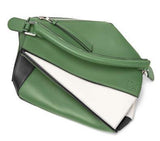 Puzzle Bag Forest Green/White/Black