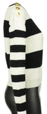 Color Contrast Stripe Sweater - DESIGNER INSPIRED FASHIONS