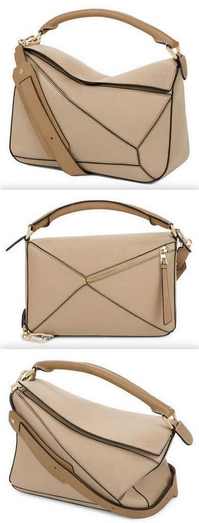 Puzzle Bag Sand/Mink Color