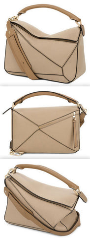 Puzzle Bag Sand/Mink Color