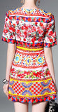 'Mambo' Print Mini Dress - DESIGNER INSPIRED FASHIONS