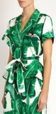 Banana Leaf Print Pajama Top & Pant Set - DESIGNER INSPIRED FASHIONS