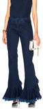 Frayed Flared-Hem Jeans - DESIGNER INSPIRED FASHIONS