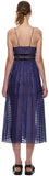 Blue Lattice Dress - DESIGNER INSPIRED FASHIONS