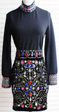 Bead Embellished Top & Skirt Set - DESIGNER INSPIRED FASHIONS