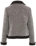 Embroidered Tweed Jacket & Dress Set - DESIGNER INSPIRED FASHIONS