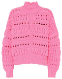 Cotton Blend Sweater, Pink