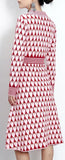 Heart-Printed Knit Dress