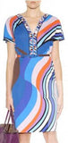 Printed Silk Dress - DESIGNER INSPIRED FASHIONS