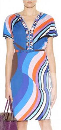 Printed Silk Dress - DESIGNER INSPIRED FASHIONS