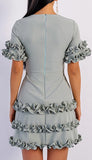 Ruffled Mini Dress