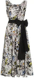 Cotton Cartoon Dress with Bow
