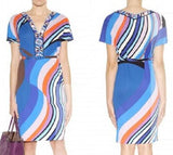 Printed Silk Dress - DESIGNER INSPIRED FASHIONS