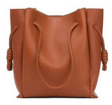 Flamenco Knot Tote Bag Rust Color