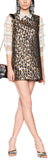 Animal Print Brocade Dress