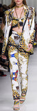 Native Print Blazer and Pant Set