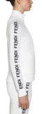 Logo Zip Jersey Sweatshirt and Pant Set, White