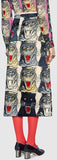 Tiger Face Print Shirt & Skirt Set - DESIGNER INSPIRED FASHIONS