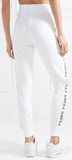 Logo Zip Jersey Sweatshirt and Pant Set, White