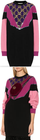 Sequined Wool Sweater