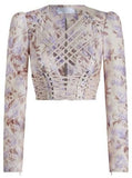 'Stranded Lace in Bodice' Top & 'Stranded Opus Tiered' Skirt - DESIGNER INSPIRED FASHIONS