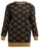 GG Jacquard Wool-Blend Sweater
